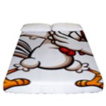 Dabbing Chicken Fitted Sheet (California King Size)