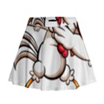 Dabbing Chicken Mini Flare Skirt