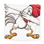 Dabbing Chicken Square Tapestry (Large)