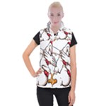 Dabbing Chicken Women s Button Up Vest