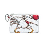 Dabbing Chicken Canvas Cosmetic Bag (Small)