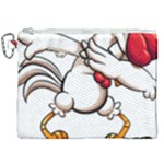 Dabbing Chicken Canvas Cosmetic Bag (XXL)