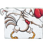 Dabbing Chicken Canvas Cosmetic Bag (XXXL)