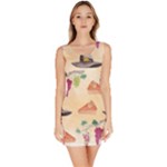 Thanksgiving Watercolor Bodycon Dress