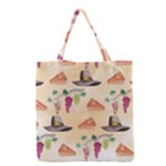 Thanksgiving Watercolor Grocery Tote Bag