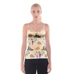 Thanksgiving Watercolor Spaghetti Strap Top