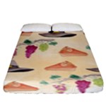 Thanksgiving Watercolor Fitted Sheet (King Size)