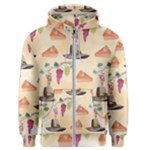 Thanksgiving Watercolor Men s Zipper Hoodie