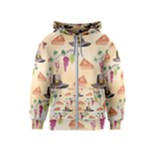 Thanksgiving Watercolor Kids  Zipper Hoodie