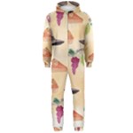 Thanksgiving Watercolor Hooded Jumpsuit (Men)