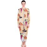 Thanksgiving Watercolor OnePiece Jumpsuit (Ladies)