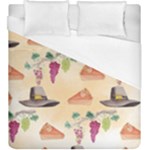 Thanksgiving Watercolor Duvet Cover (King Size)