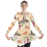 Thanksgiving Watercolor Long Sleeve Tunic 