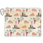 Thanksgiving Watercolor Canvas Cosmetic Bag (XXL)