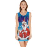 drunk Santa ugly xmas Bodycon Dress