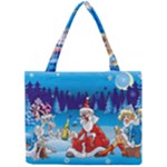 drunk Santa ugly xmas Mini Tote Bag