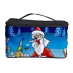 drunk Santa ugly xmas Cosmetic Storage Case