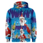 drunk Santa ugly xmas Men s Pullover Hoodie