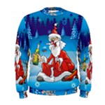 drunk Santa ugly xmas Men s Sweatshirt