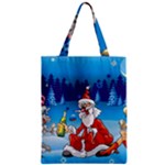 drunk Santa ugly xmas Zipper Classic Tote Bag