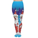 drunk Santa ugly xmas Tights