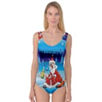 drunk Santa ugly xmas Princess Tank Leotard 