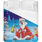 drunk Santa ugly xmas Duvet Cover (California King Size)