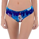 drunk Santa ugly xmas Reversible Classic Bikini Bottoms