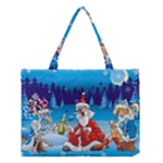 drunk Santa ugly xmas Medium Tote Bag