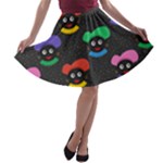 Christmas Zwarte Piet A-line Skater Skirt