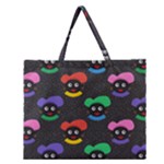 Christmas Zwarte Piet Zipper Large Tote Bag