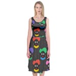 Christmas Zwarte Piet Midi Sleeveless Dress