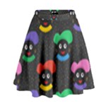 Christmas Zwarte Piet High Waist Skirt