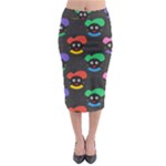 Christmas Zwarte Piet Midi Pencil Skirt