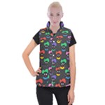 Christmas Zwarte Piet Women s Button Up Vest