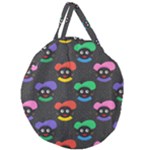 Christmas Zwarte Piet Giant Round Zipper Tote