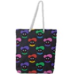 Christmas Zwarte Piet Full Print Rope Handle Tote (Large)