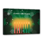 african women happy kwanzaa Canvas 18  x 12  (Stretched)