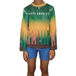 african women happy kwanzaa Kids  Long Sleeve Swimwear