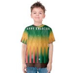 african women happy kwanzaa Kids  Cotton Tee