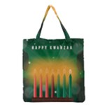 african women happy kwanzaa Grocery Tote Bag