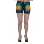 african women happy kwanzaa Skinny Shorts