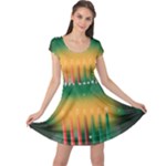 african women happy kwanzaa Cap Sleeve Dress