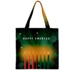 african women happy kwanzaa Zipper Grocery Tote Bag