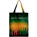 african women happy kwanzaa Zipper Classic Tote Bag