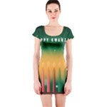 african women happy kwanzaa Short Sleeve Bodycon Dress