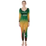 african women happy kwanzaa Long Sleeve Catsuit