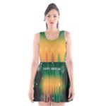 african women happy kwanzaa Scoop Neck Skater Dress