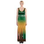 african women happy kwanzaa Maxi Thigh Split Dress