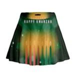 african women happy kwanzaa Mini Flare Skirt